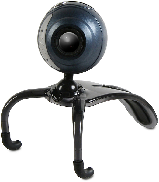Snappy Mic Webcam, 350k Pixel, blue