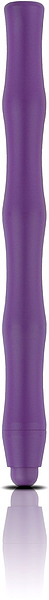 Lila Vibrator mit gewellter Form und glatter Oberfläche, ideal für intime Momente