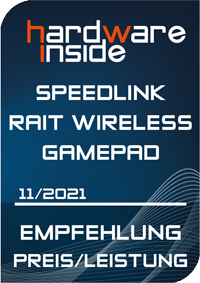 RAIT Gamepad - Wireless - for PC/PS3/Switch/OLED, rubber-black |  SL-650110-BK