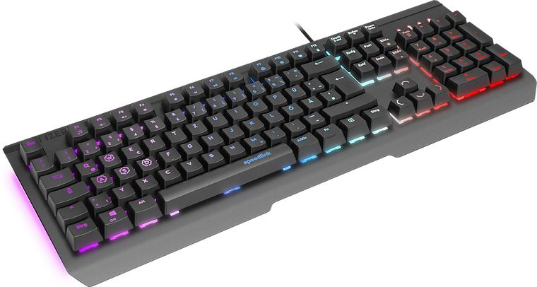 Abgebildet ist eine mechanische Tastatur mit RGB-Beleuchtung, ideal für Gaming und den täglichen Einsatz, deutsches Tastaturlayout, USB-Anschluss