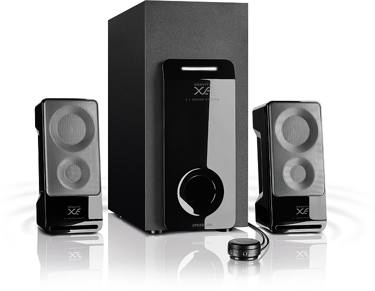 GRAVITY XE 2.1 Subwoofer System, grey