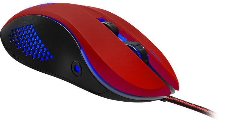 TORN Gaming Mouse, black-red