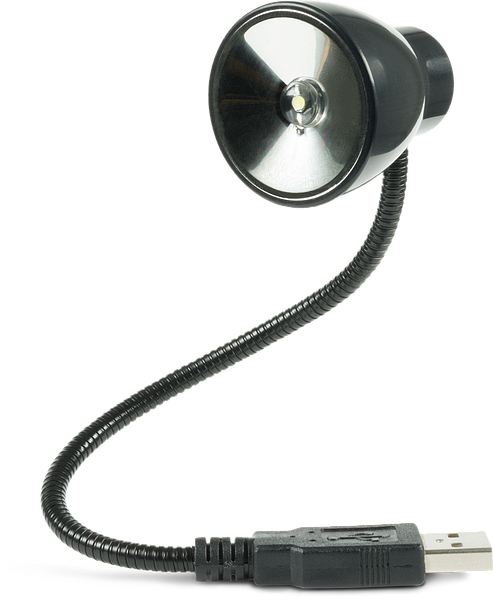 USB LED-Lampe mit flexiblem Schwanenhals für individuelle Beleuchtung am Computer