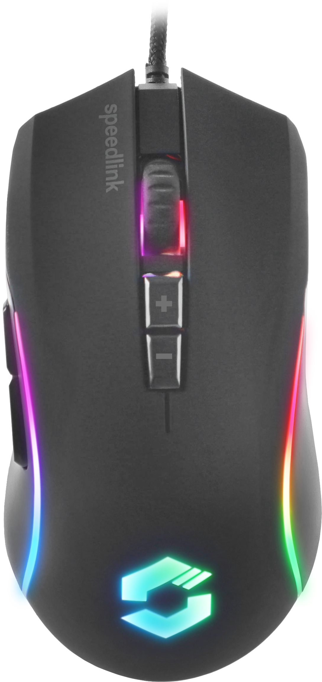 ZAVOS RGB Gaming Mouse, rubber-black
