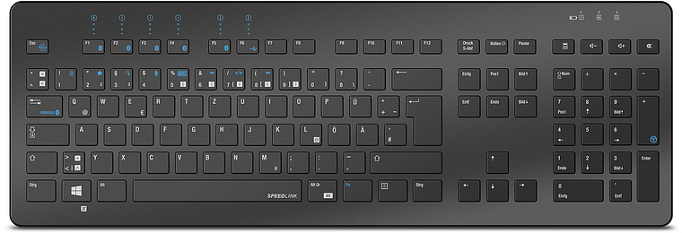 ATHERA XE Multi-Profile Keyboard - Bluetooth, black