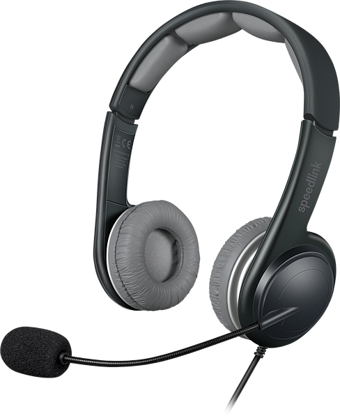 SONID Stereo Headset - USB, black-grey