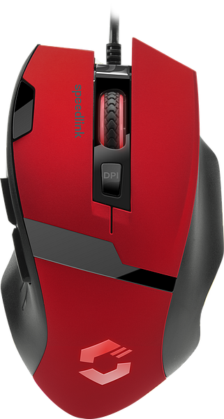 VADES Gaming Mouse, black-red