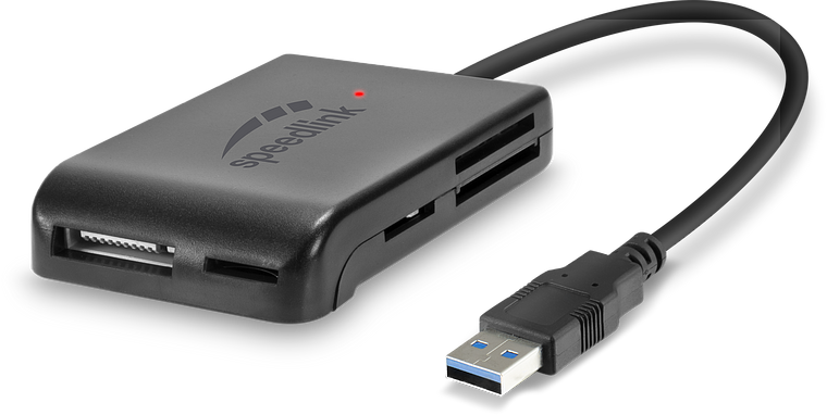 SNAPPY EVO Card Reader All-in-One - USB 3.0, USB 3.1 Gen 1, USB 3.2 Gen 1 (5 Gbit/s), black
