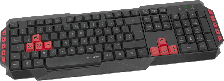 LUDICIUM Wireless Gaming Keyboard, black