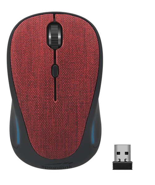 CIUS Mouse - Wireless, red