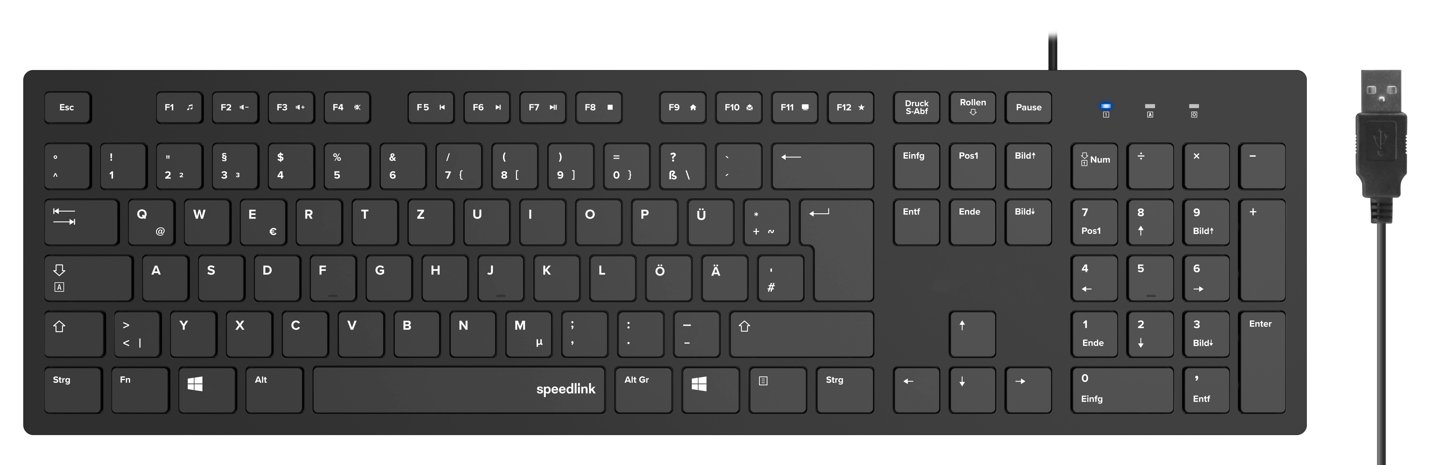 NIALA Keyboard, schwarz - DE Layout