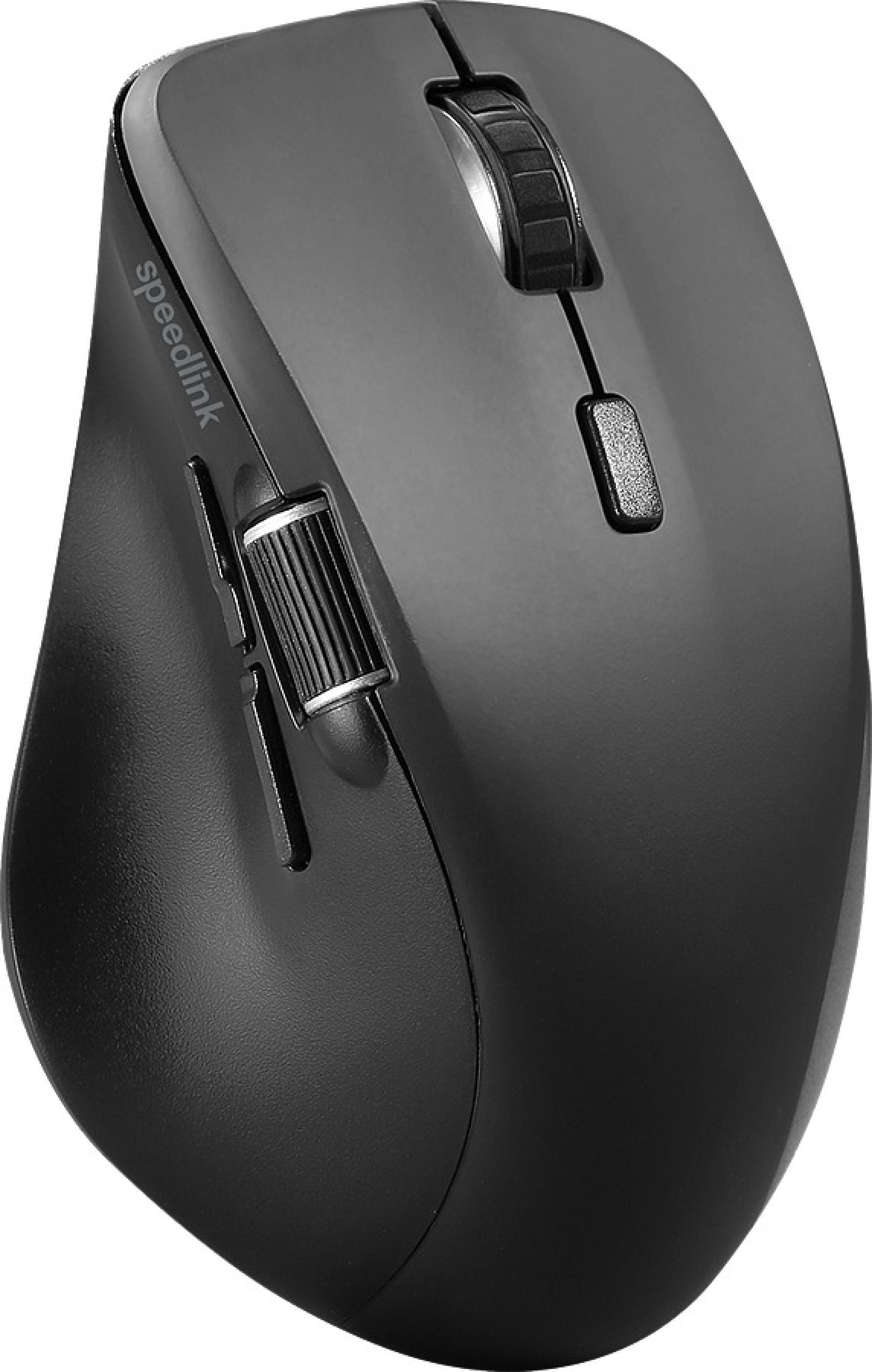 LIBERA Rechargeable Mouse - Wireless, Bluetooth, Silent, rubber-black