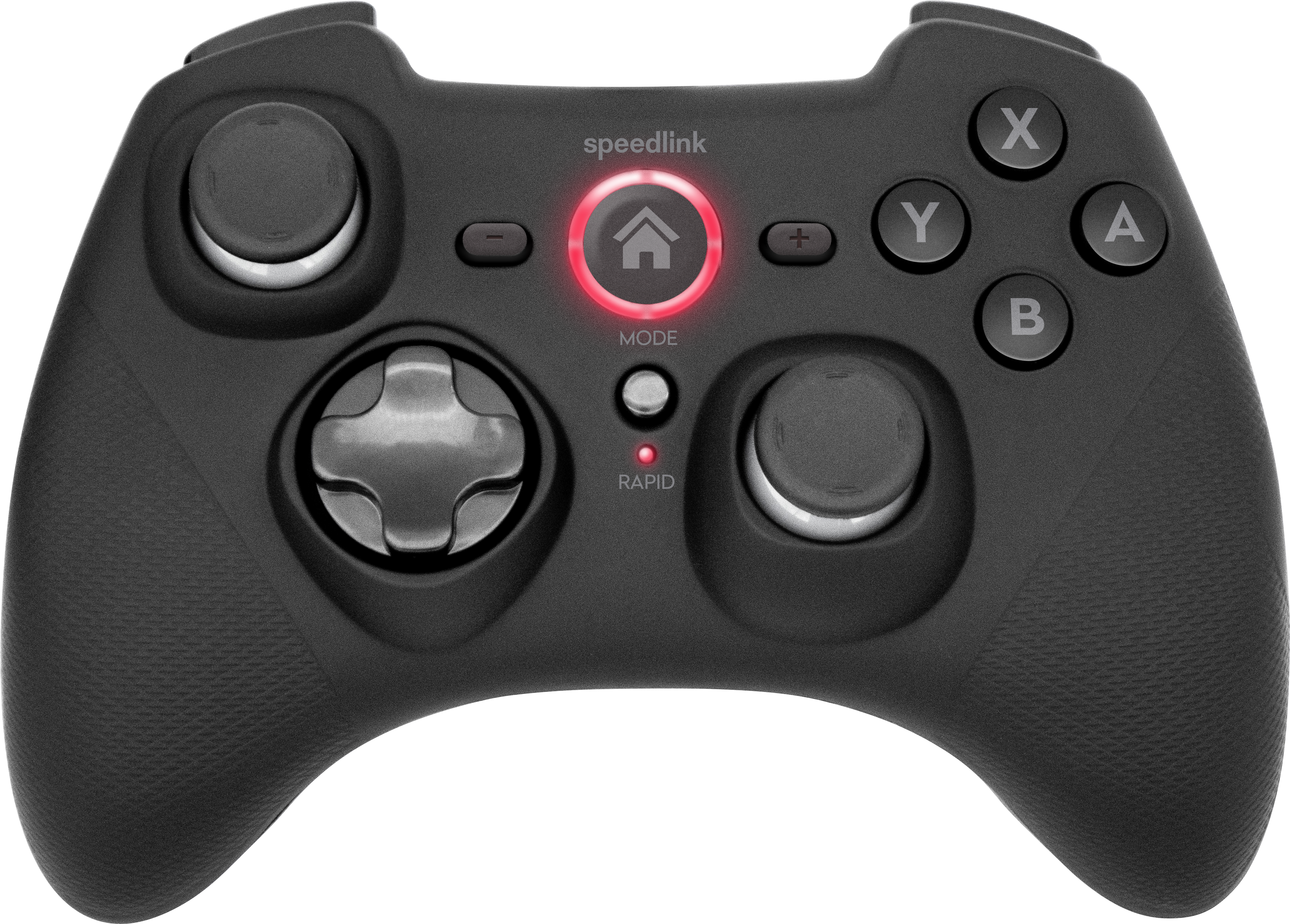 RAIT Bluetooth Gamepad - for Nintendo Switch/OLED/PC/Android, rubber-black