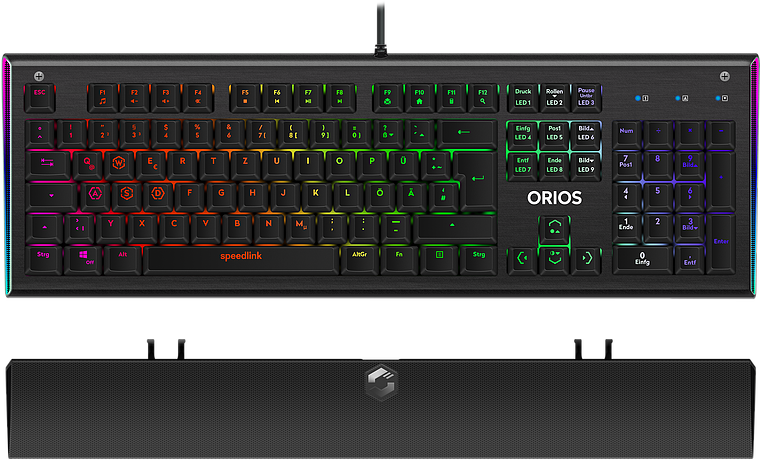 ORIOS RGB Opto-mechanical Gaming Keyboard, black