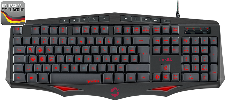 LAMIA Gaming Keyboard, black