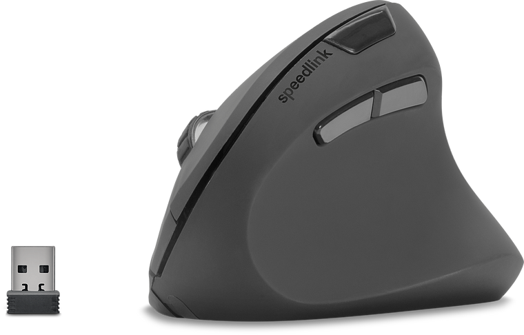 PIAVO Ergonomic Vertical Mouse - Wireless, black