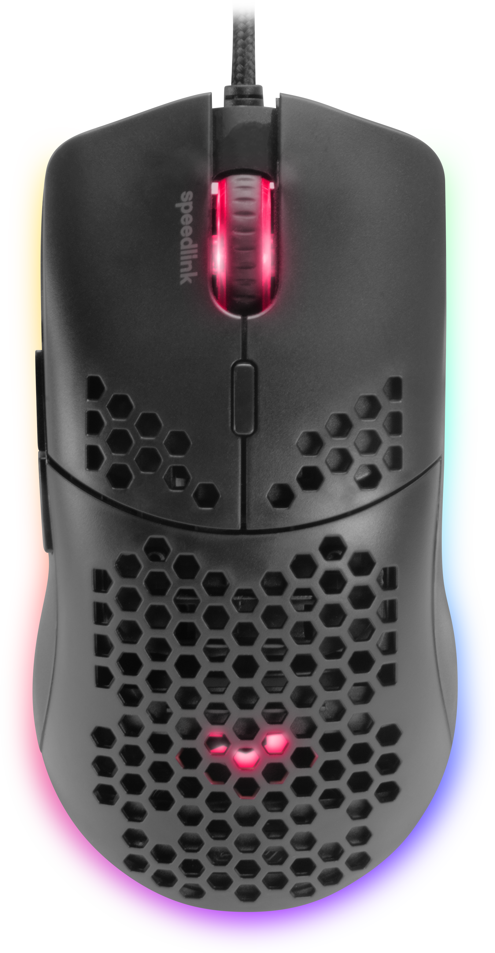 SKELL Leichtgewichtige RGB Gaming Maus, schwarz