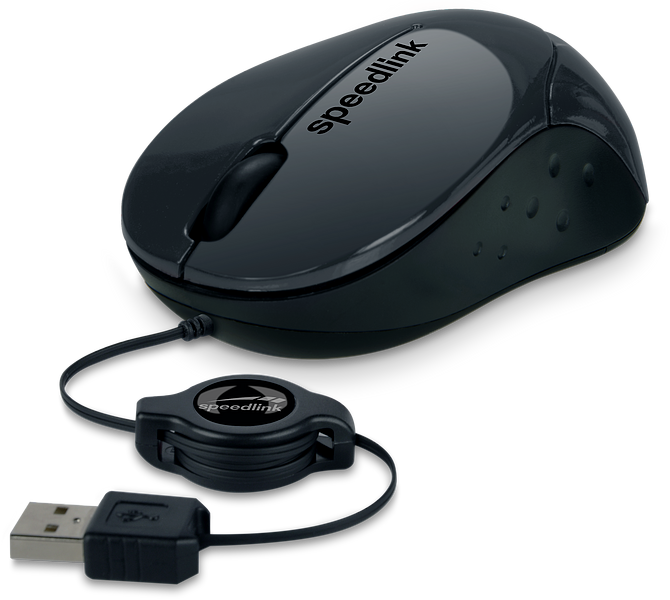 BEENIE Mobile Maus - kabelgebunden USB, schwarz