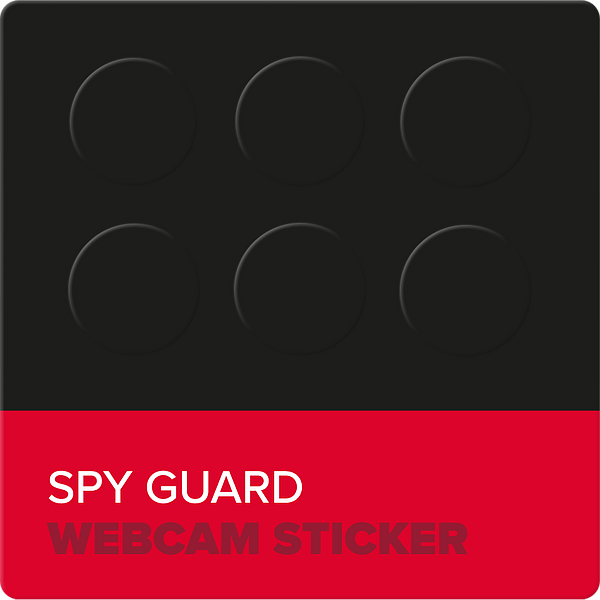 SPY GUARD Webcam Sticker, black