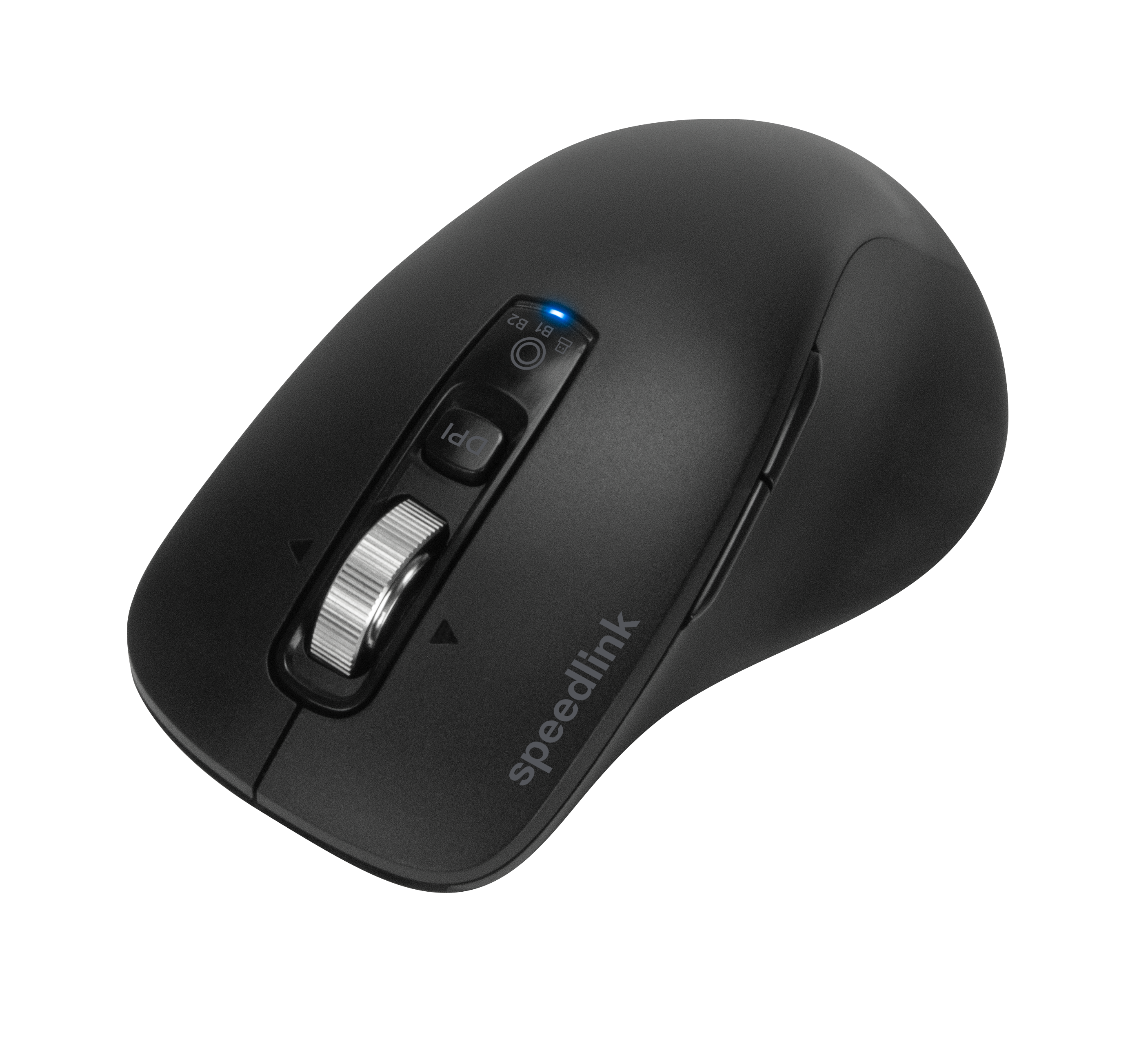 VELORA wiederaufladbare Maus - kabellos, Bluetooth, Smart Flying Scroll Wheel, schwarz