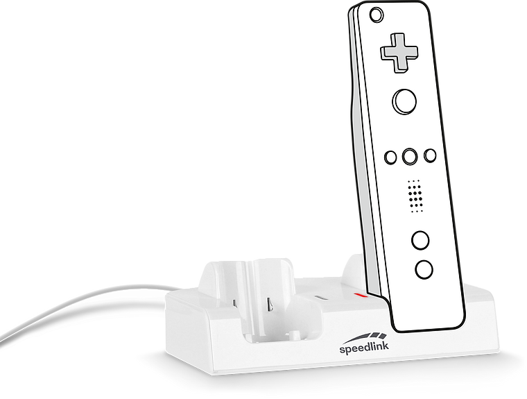 JAZZ USB Ladegerät - für Wii/ Wii U, weiß