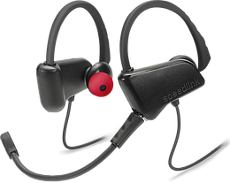 JUZAR Gaming Ohrhörer - für PC/PS5/PS4/Xbox SeriesX/S/Switch, schwarz-rot