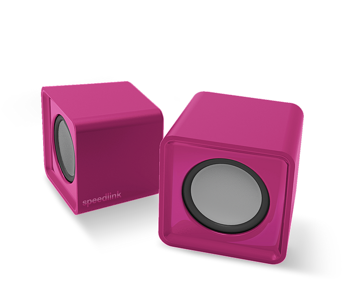 TWOXO Stereo Speakers, pink