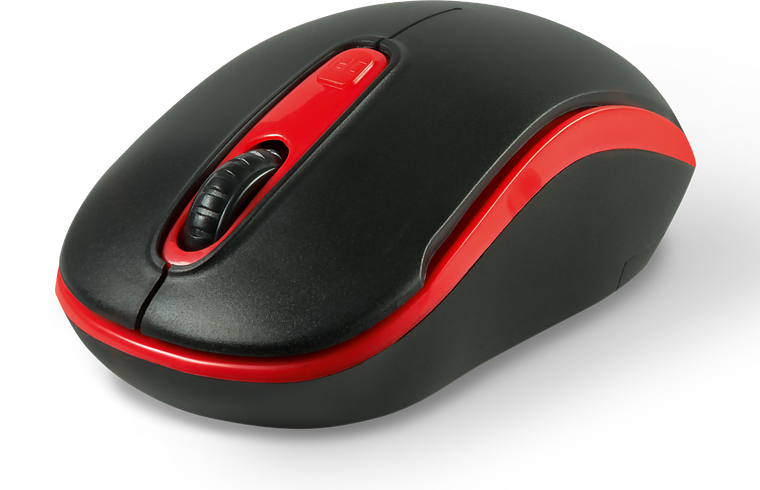 CEPTICA Mouse - Wireless, black-red