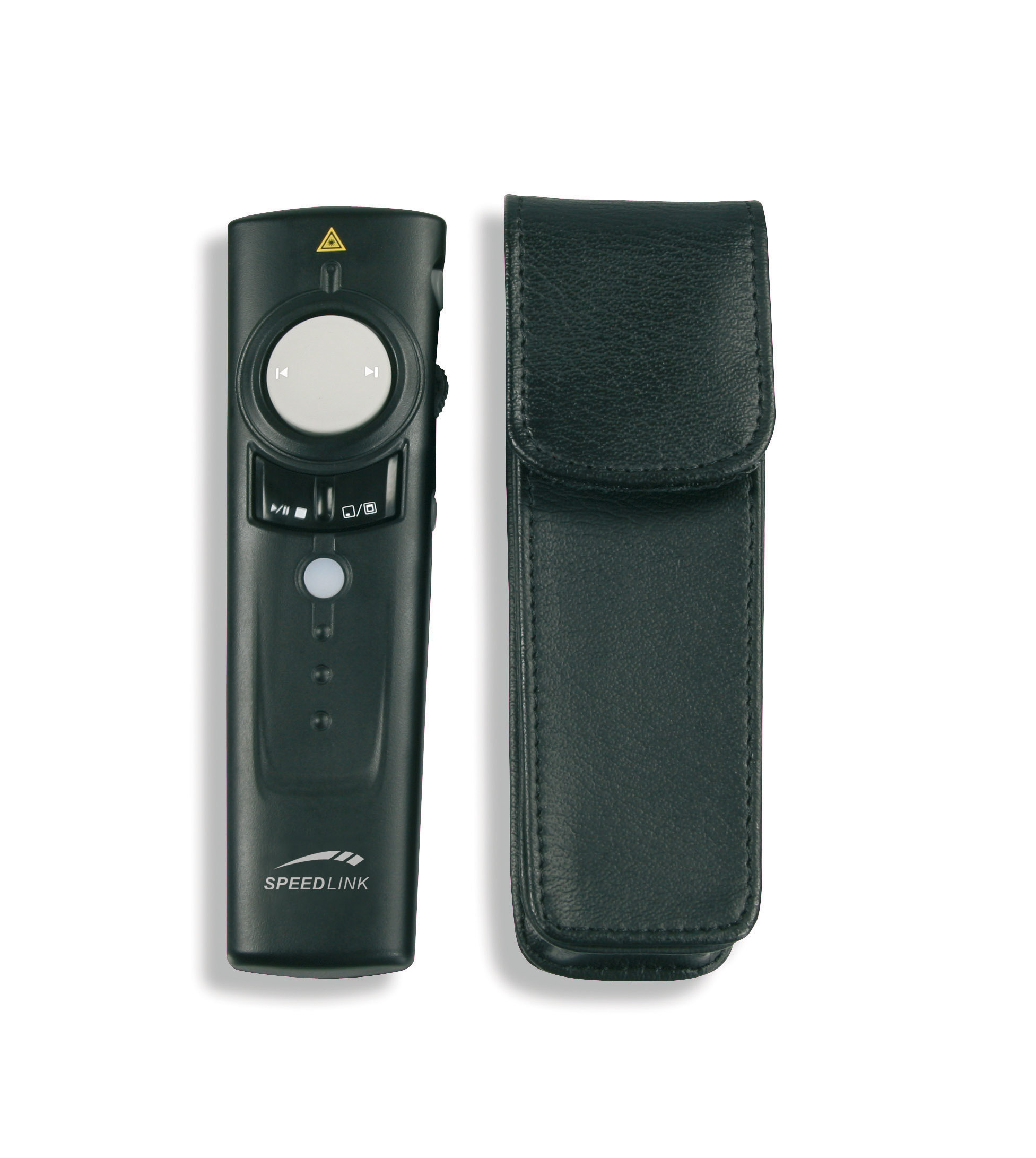 SPEEDLINK Presenter mit schwarzer Transporttasche, kabellose Fernbedienung für Präsentationen