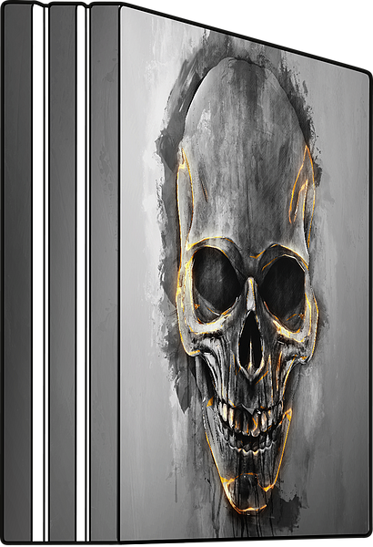 Sticker for PS4 PRO & Controller, Skull