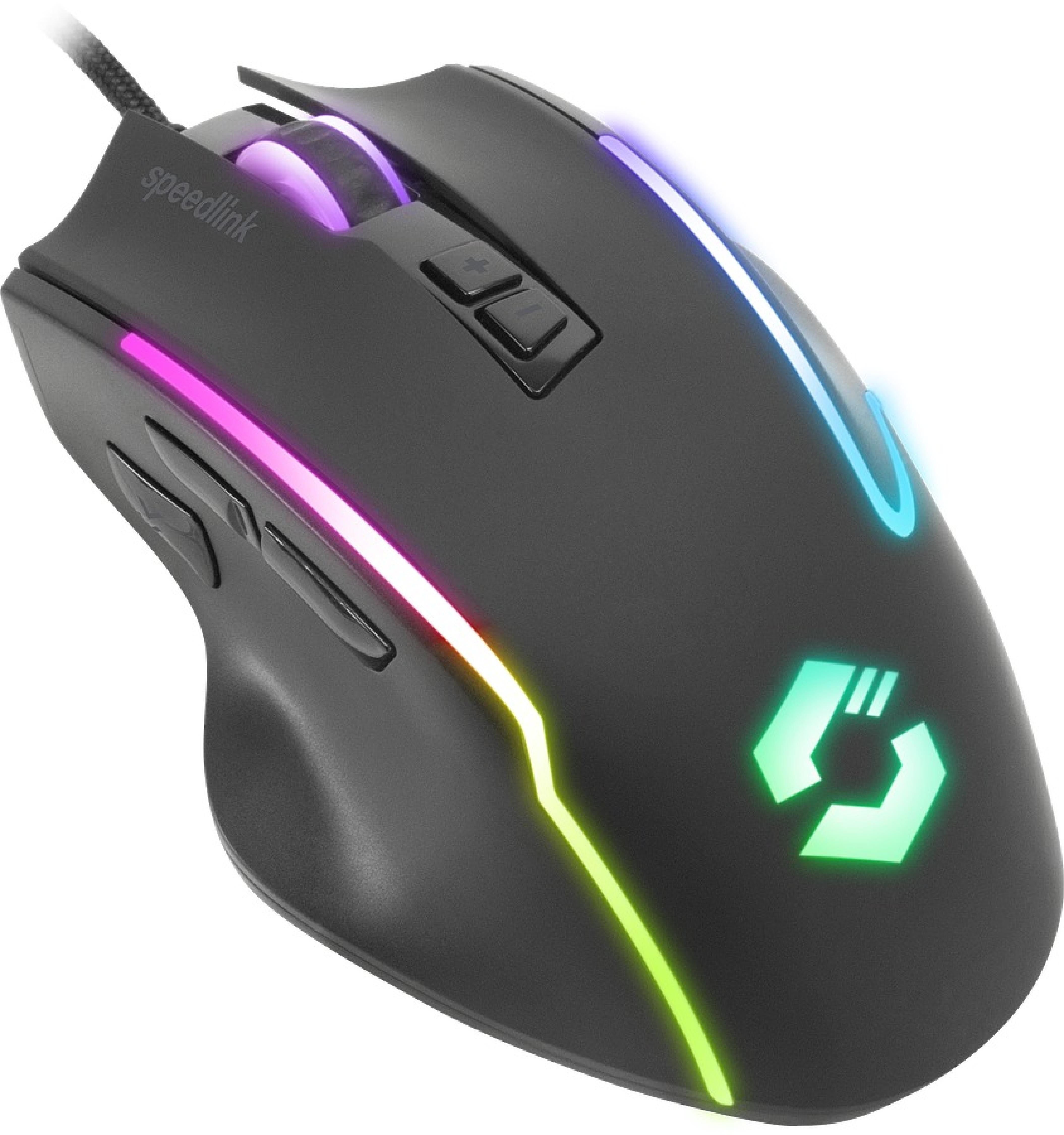DECUS NX RGB Gaming Mouse, rubber-black