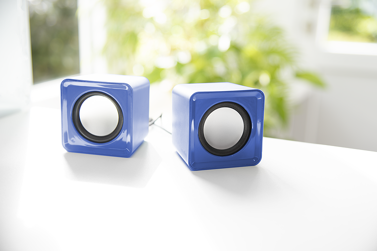TWOXO Stereo Speakers, blue