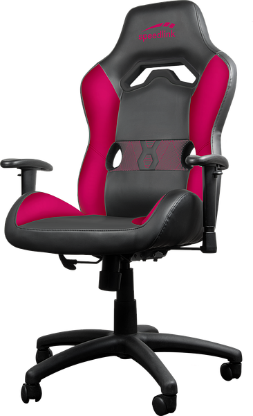 LOOTER Gaming Stuhl, schwarz-pink