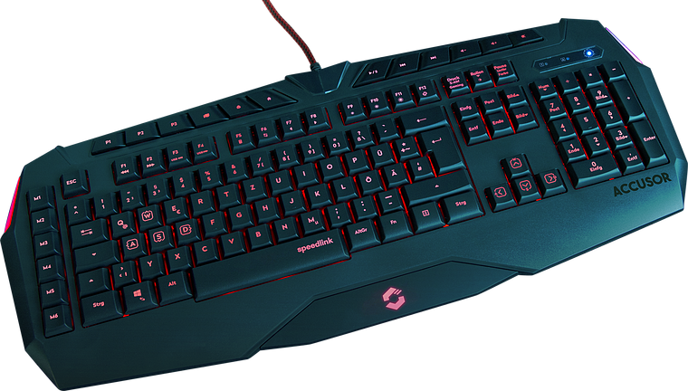 ACCUSOR Advanced Gaming Keyboard, black