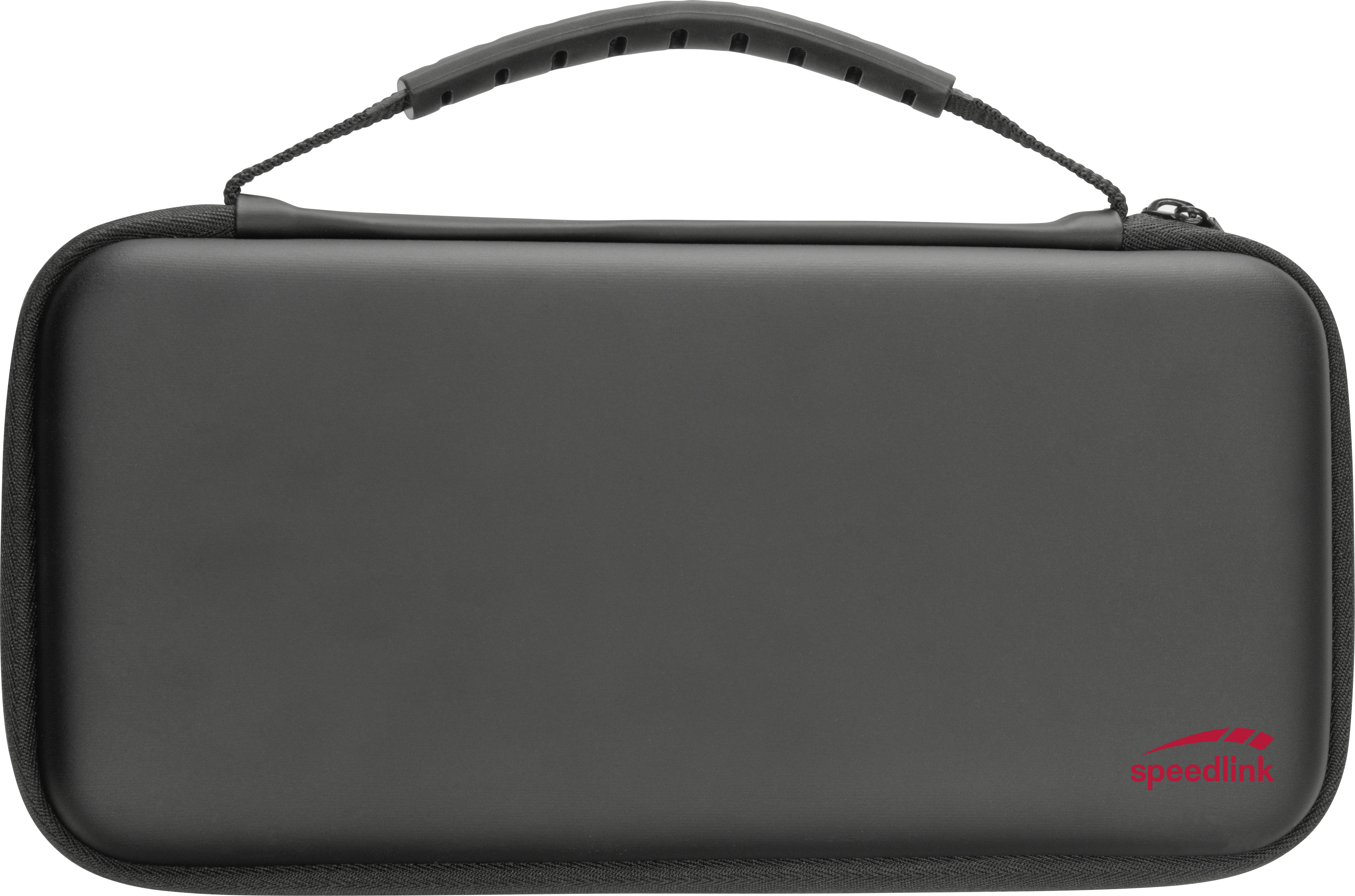 Schwarze SPEEDLINK Schutzhülle mit Handgriff für Nintendo Switch, ideal für sicheren Transport der Konsole