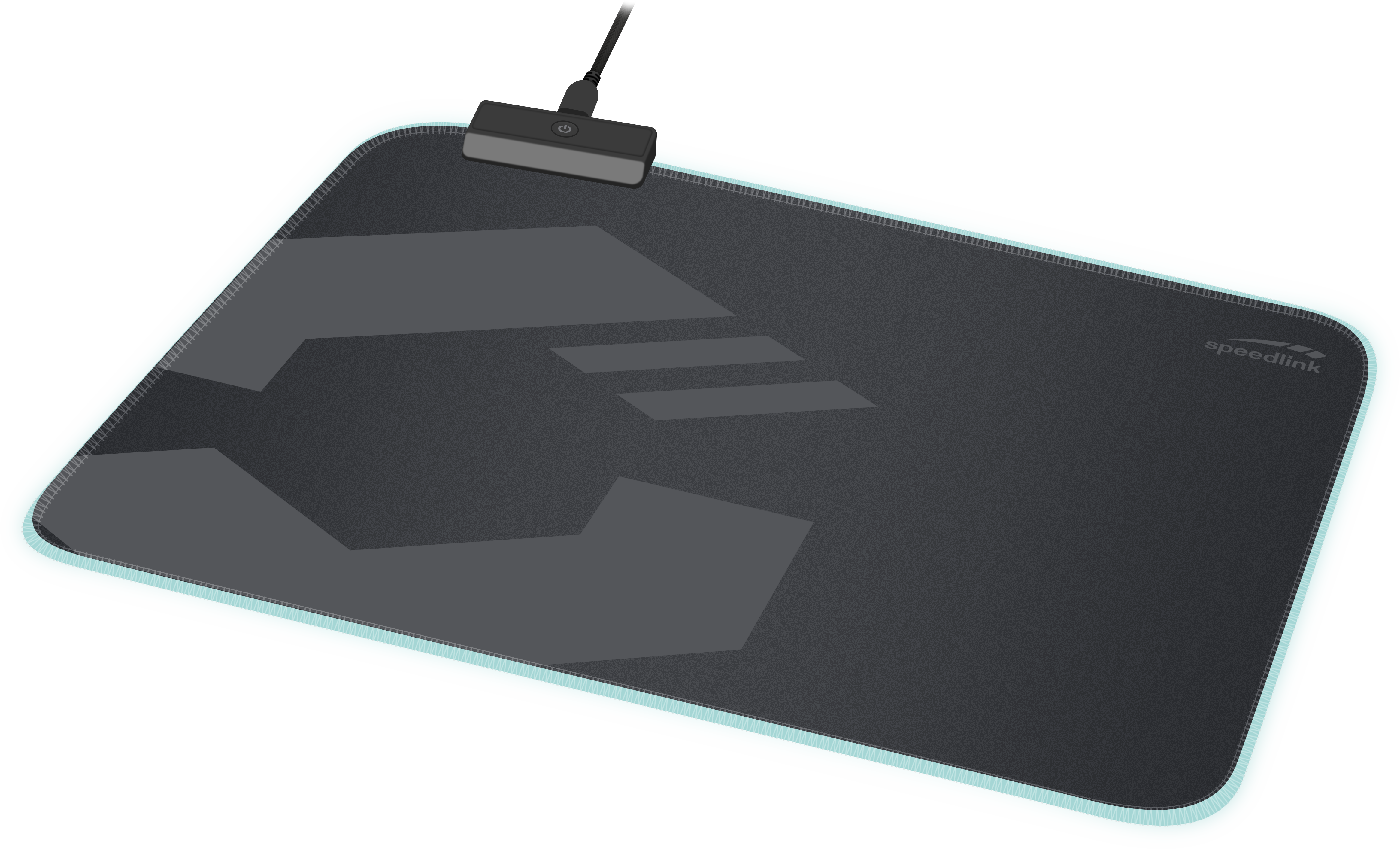 LEVAS LED Soft Gaming Mauspad - Size M, schwarz