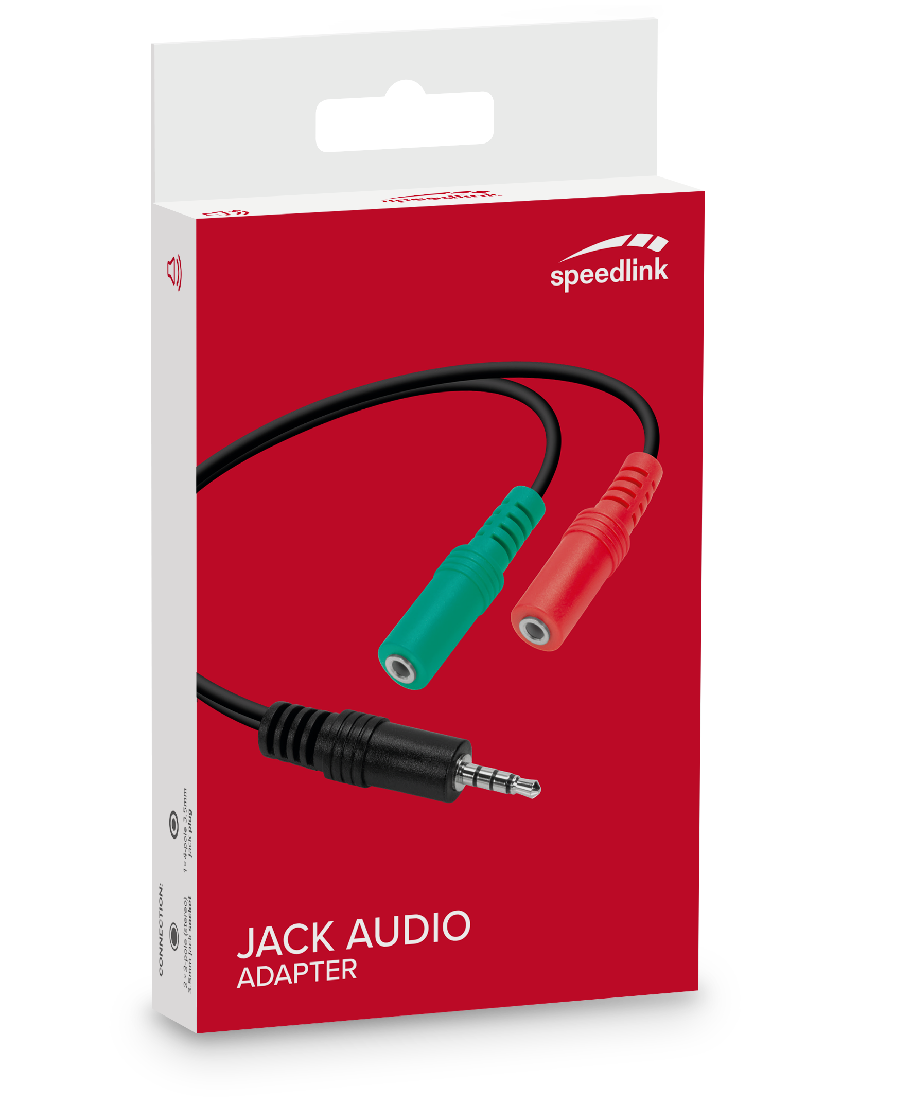 Headphone Microphone Jack Adapter HQ SL170302BK