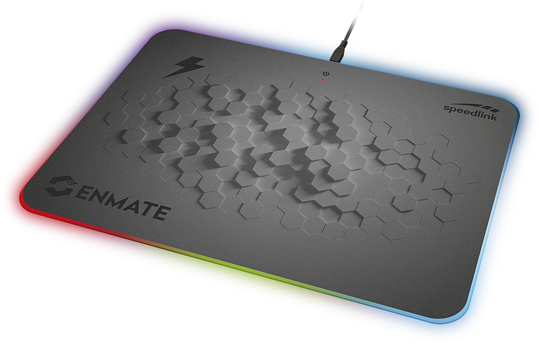 ENMATE RGB Charging Mousepad, grey