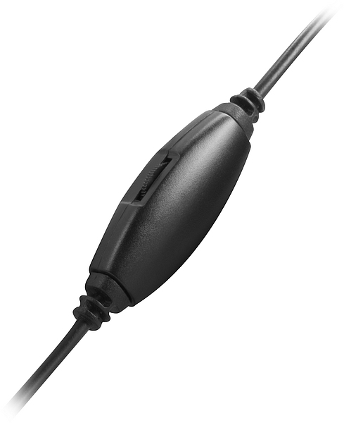 Nahaufnahme eines schwarzen Kabelschalters, ideal zum Ein- und Ausschalten von Lampen oder elektrischen Geräten