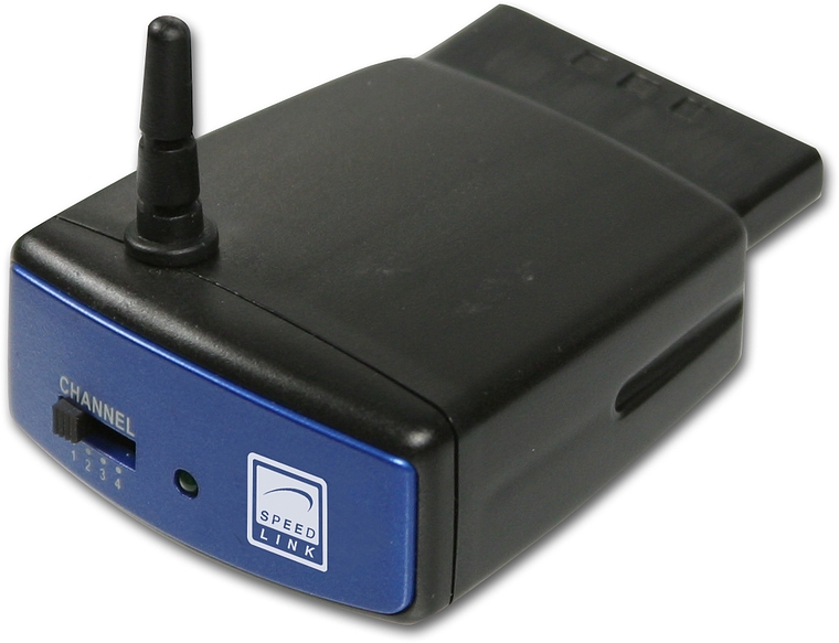 SPEED LINK Funk-Adapter für PlayStation 2, kabelloser Empfänger mit Antenne und Kanalauswahl