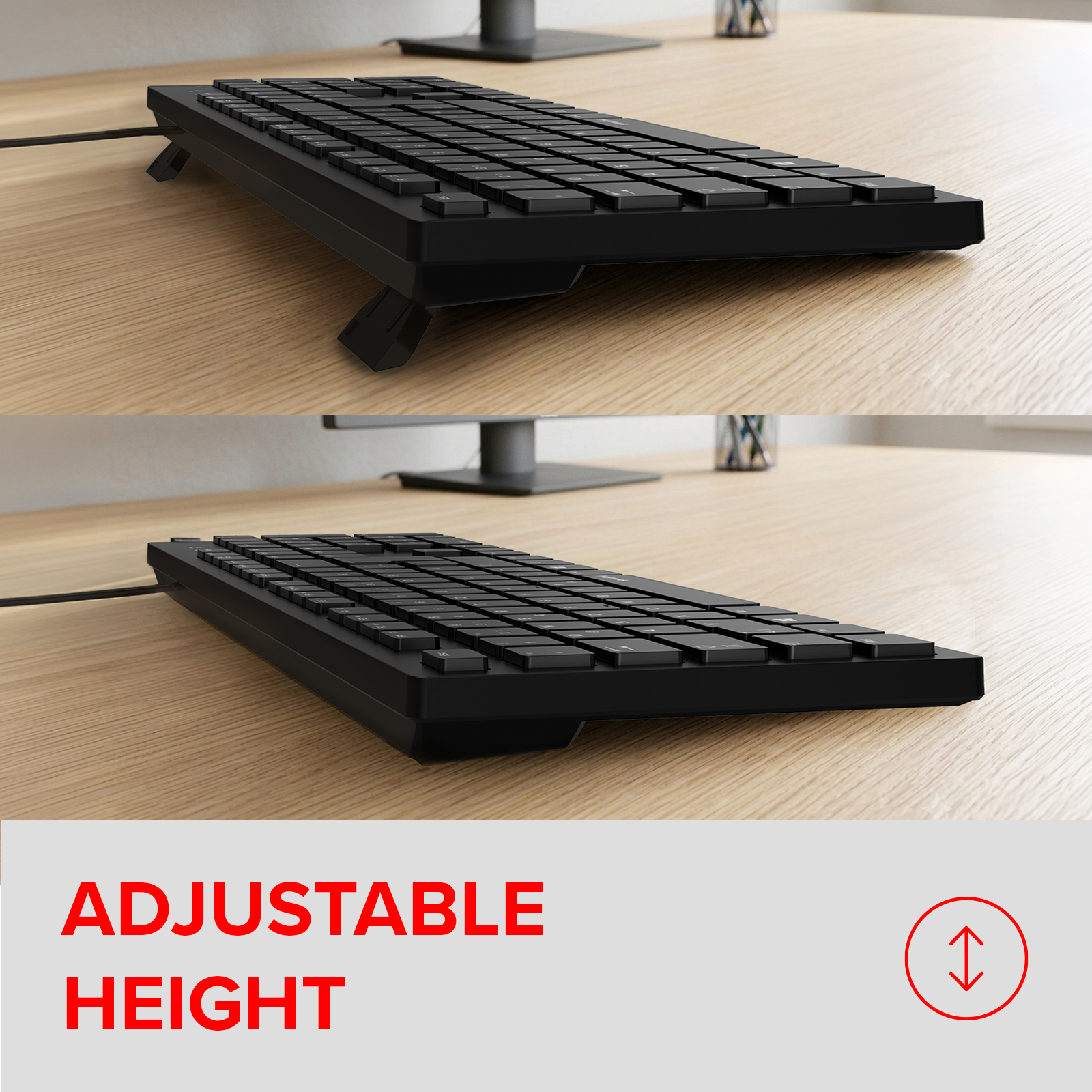 NIALA Keyboard, schwarz - DE Layout