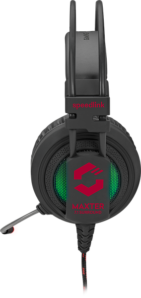 MAXTER 7.1 Surround USB Gaming Headset, black