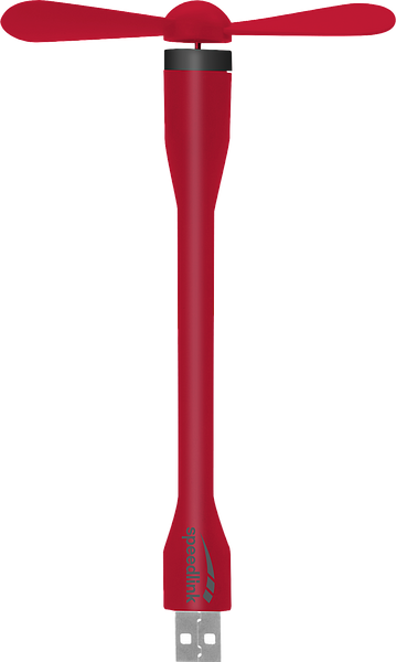 AERO MINI USB Ventilator, rot-schwarz