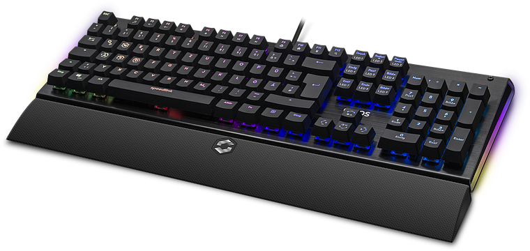 ORIOS RGB Opto-mechanische Gaming Tastatur, schwarz