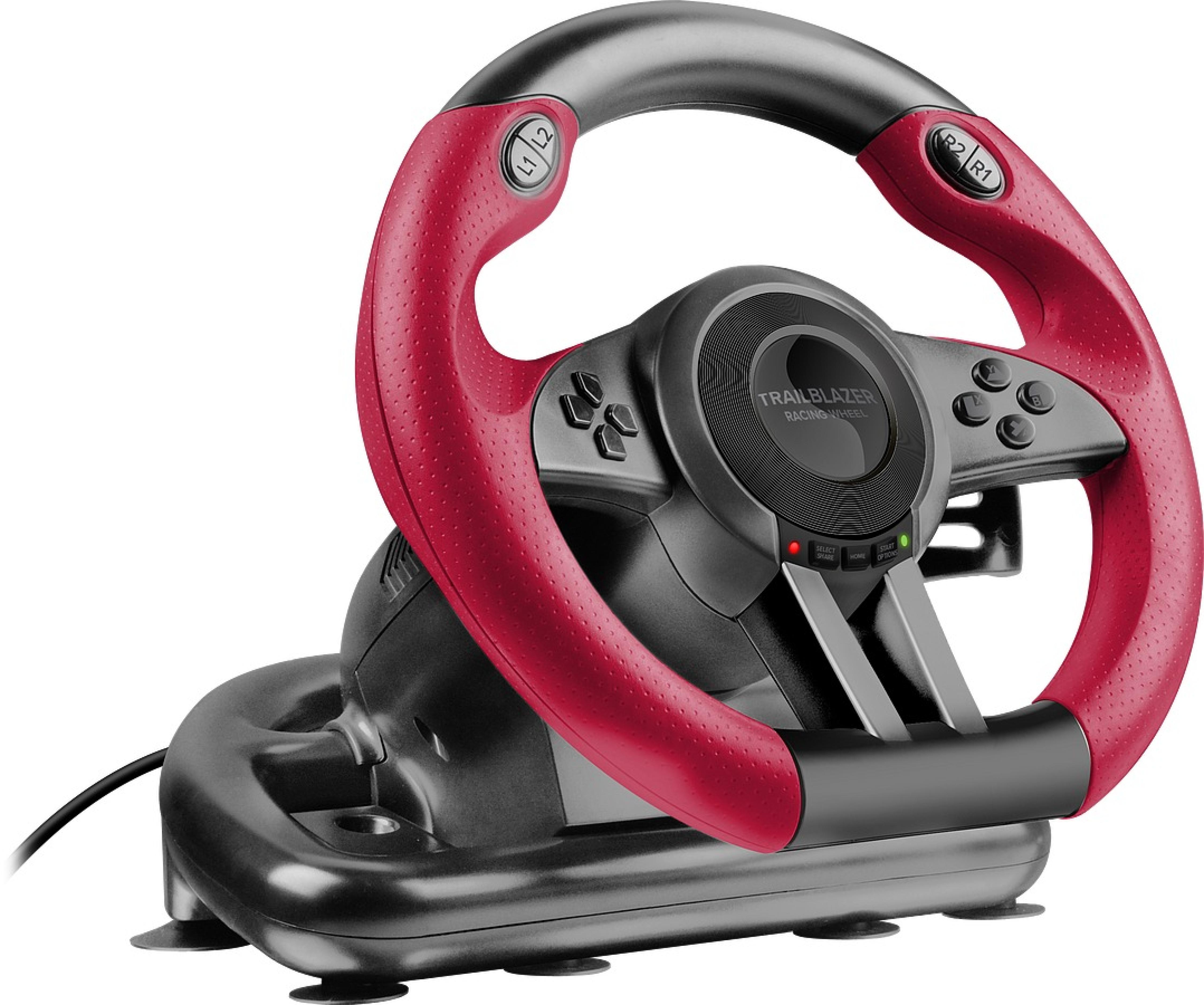 TRAILBLAZER Racing Wheel for PC/PS4/Xbox Series X/S/One/Switch 2/Switch/OLED, black