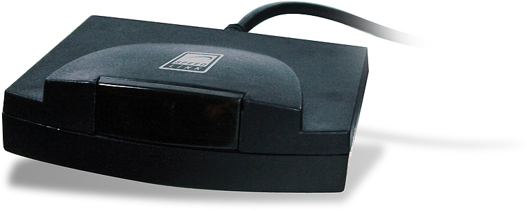 Schwarzer SPEEDLINK USB Infrarotadapter mit Kabel zur drahtlosen Verbindung von Computer und elektronischen Geräten