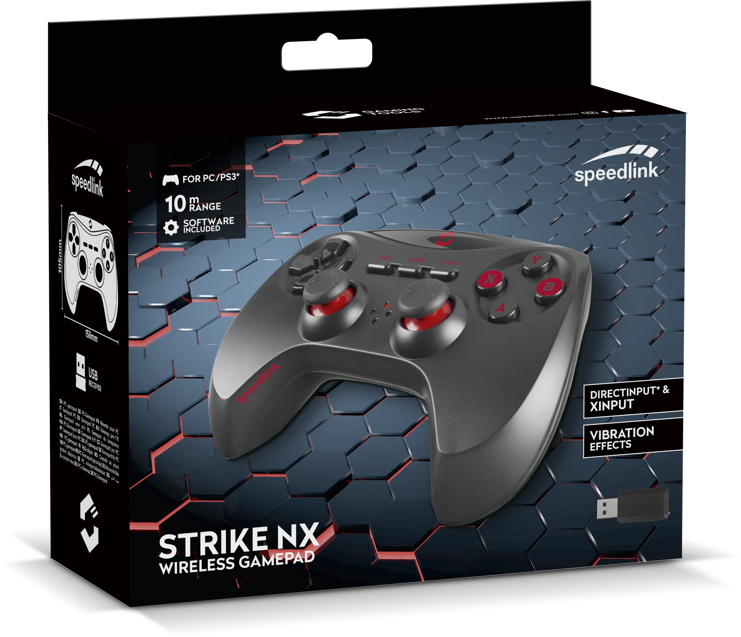 STRIKE NX Gamepad - für PC, schwarz |