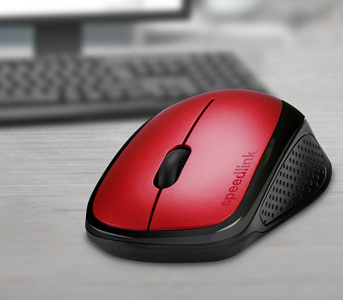 KAPPA Mouse - wireless, red