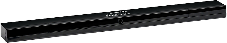 Schwarze SPEEDLINK Sensorleiste zur Nutzung mit Nintendo Wii und Wii U, für präzise Bewegungssteuerung