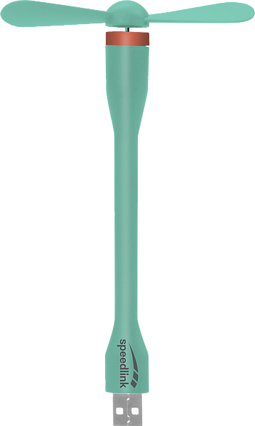 AERO MINI USB Fan, turquoise-coral
